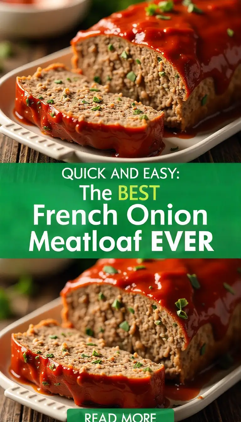 French Onion Meatloaf