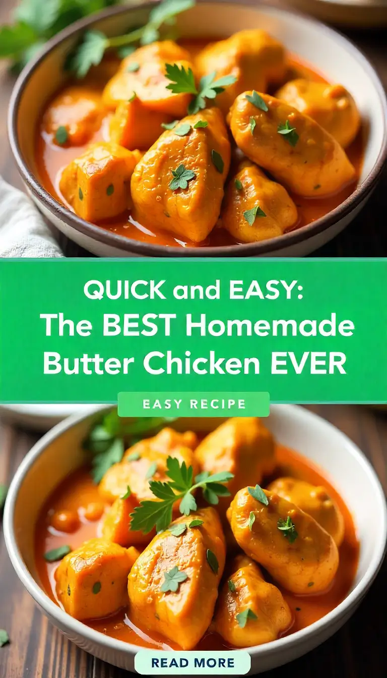 Homemade Butter Chicken