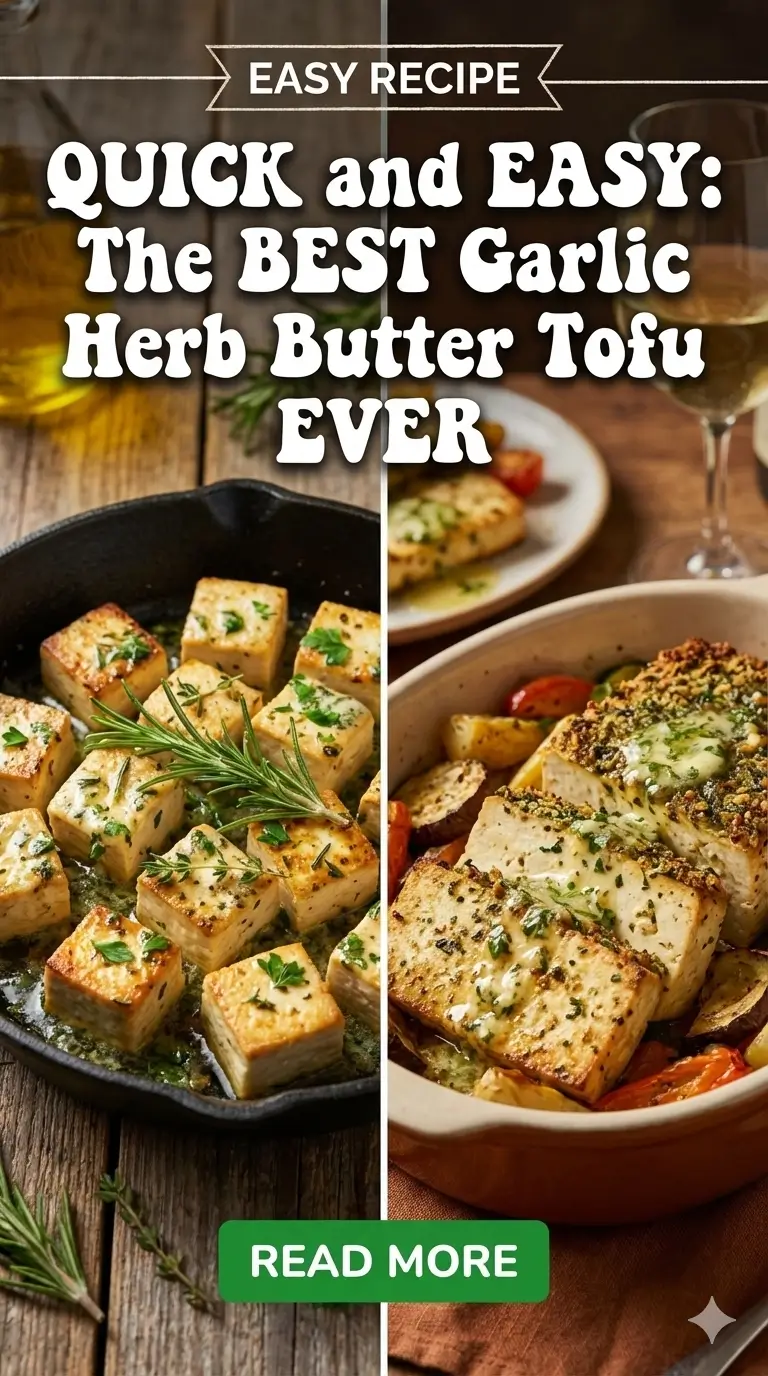 Garlic Herb Butter Tofu